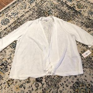 Allison Daley Cardigan. Size 2X. Light weight NWT